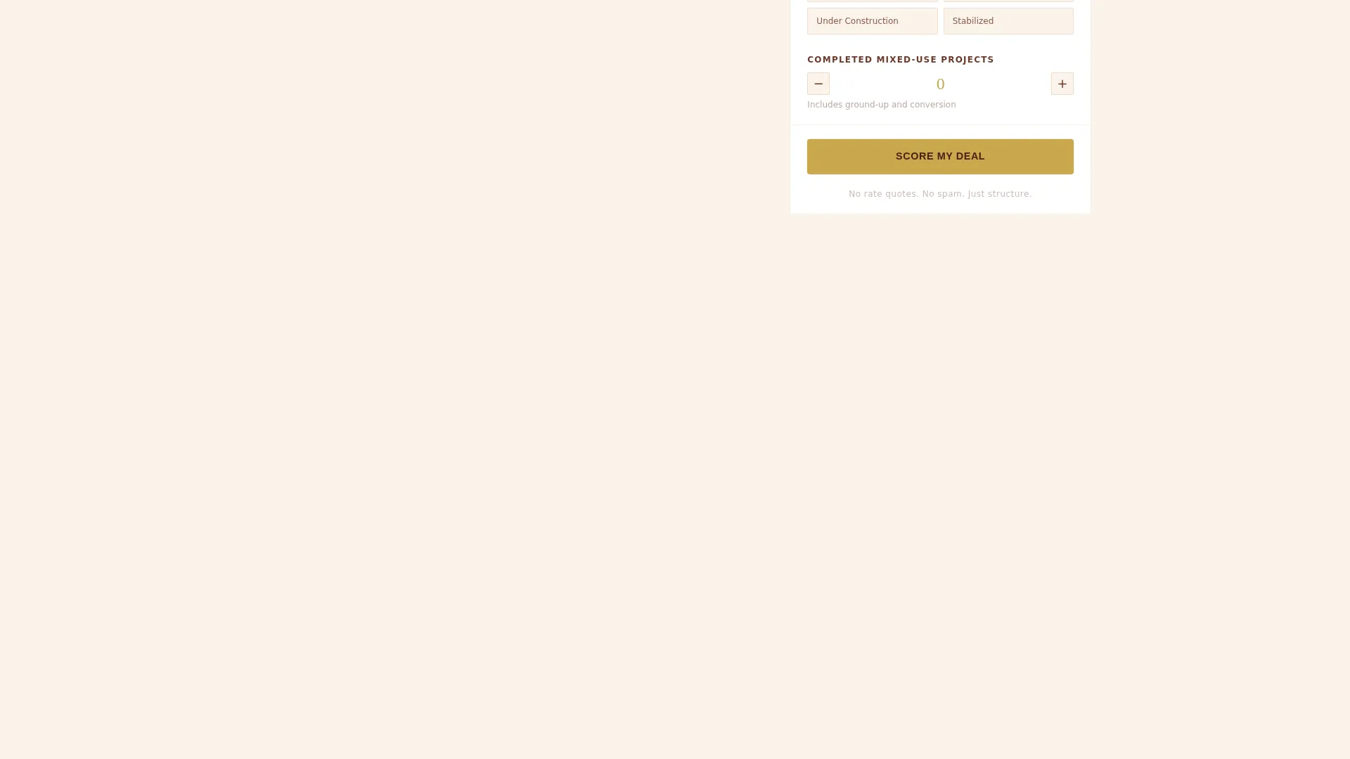 Mixed-Use Mortgage Broker Landing Page Template
