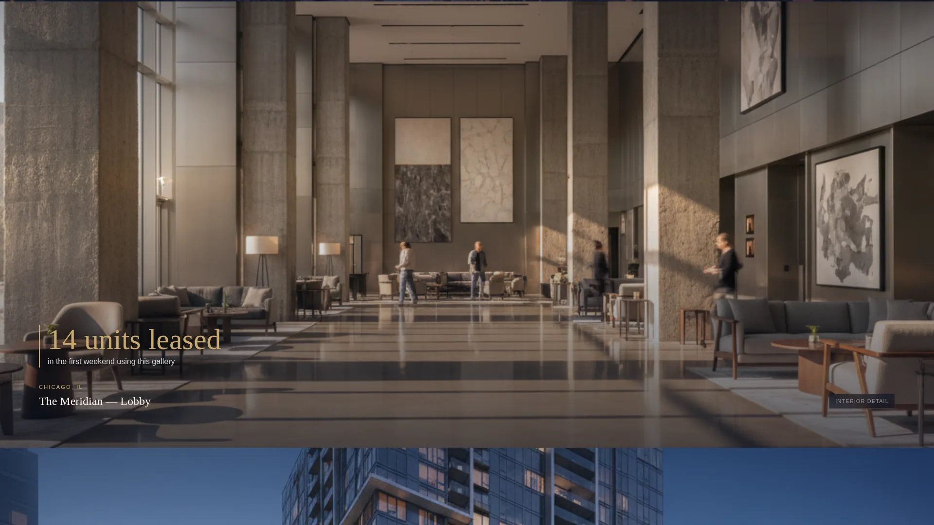 Mixed-Use Development Photography Landing Page