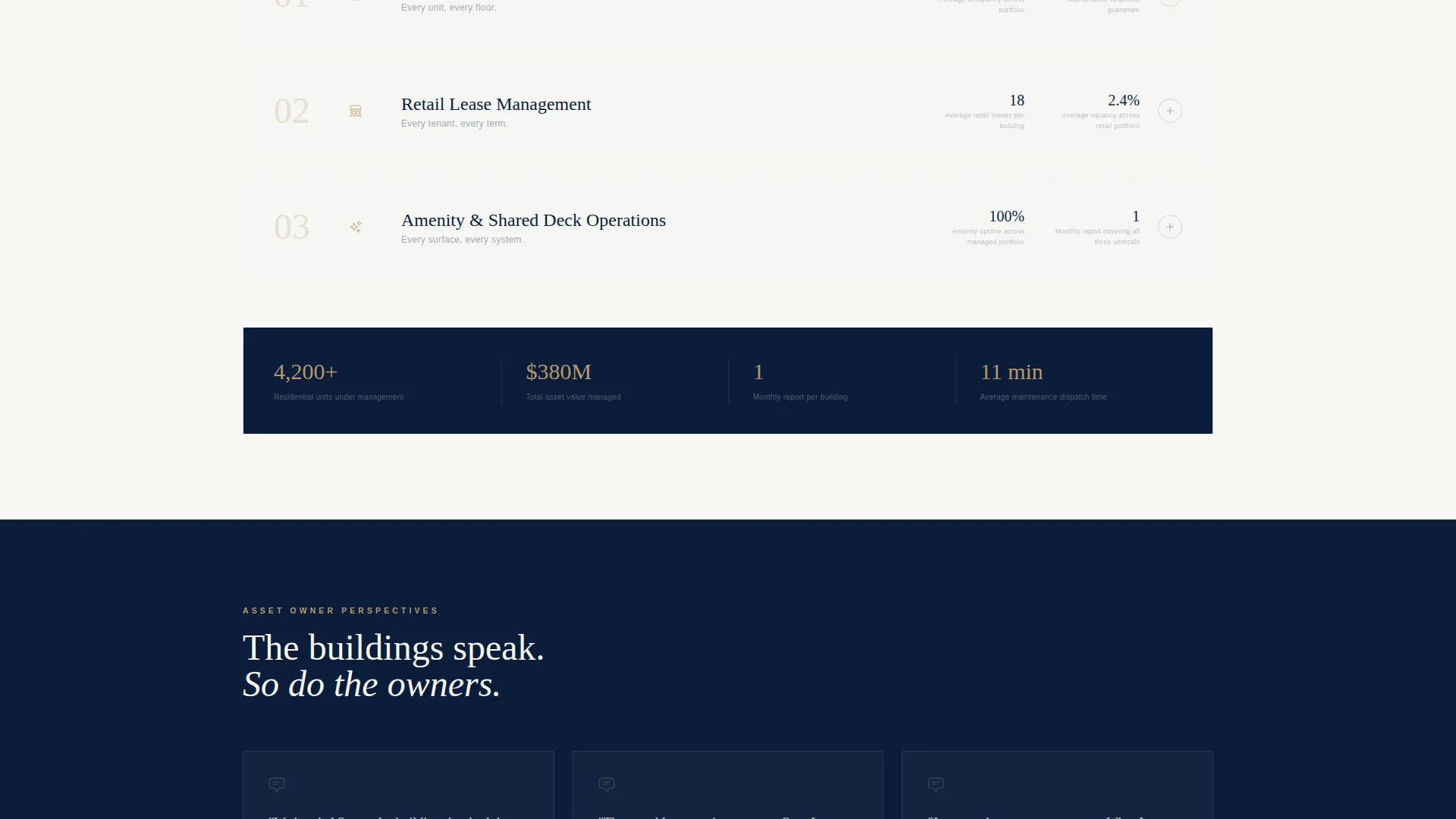 Elite Mixed-Use Property Landing Page Template