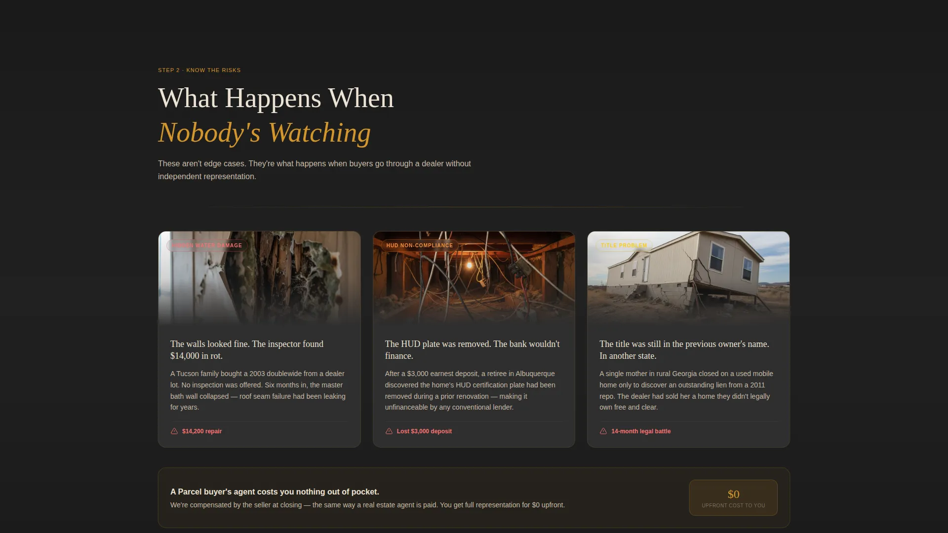 Manufactured Home Buyer's Agent Landing Page Template