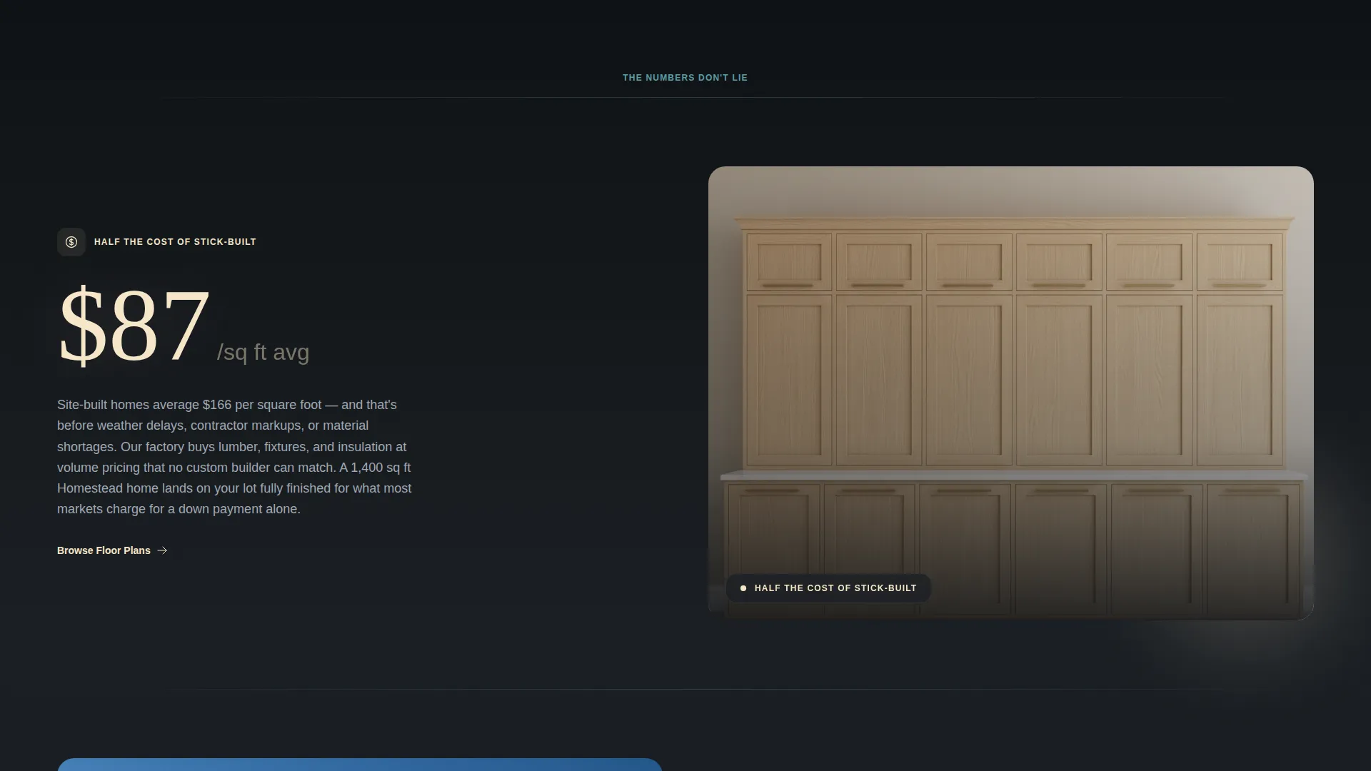 Manufactured Home Developer Landing Page Template