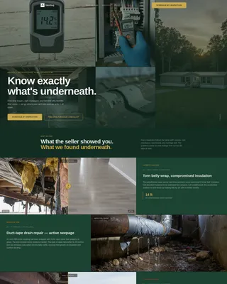 Manufactured Home Inspection Landing Page Template