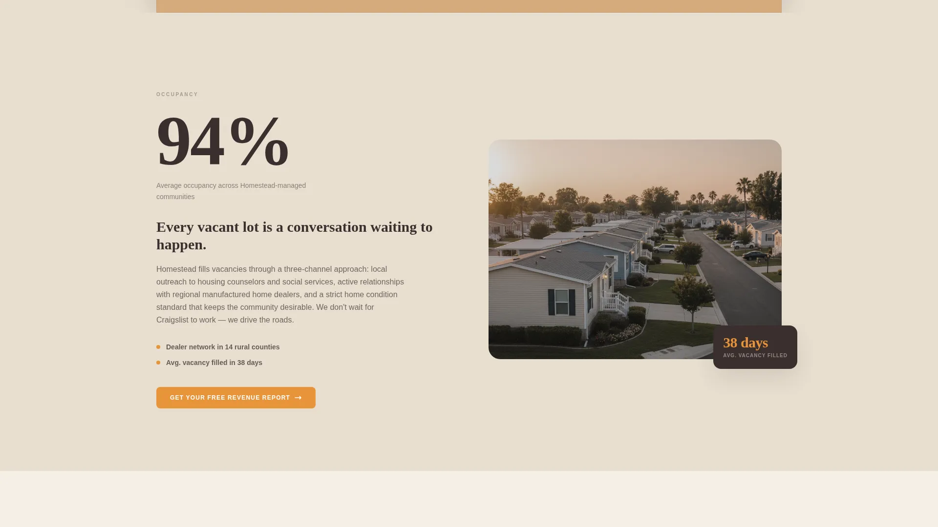 Reliable Manufactured Home Landing Page Template