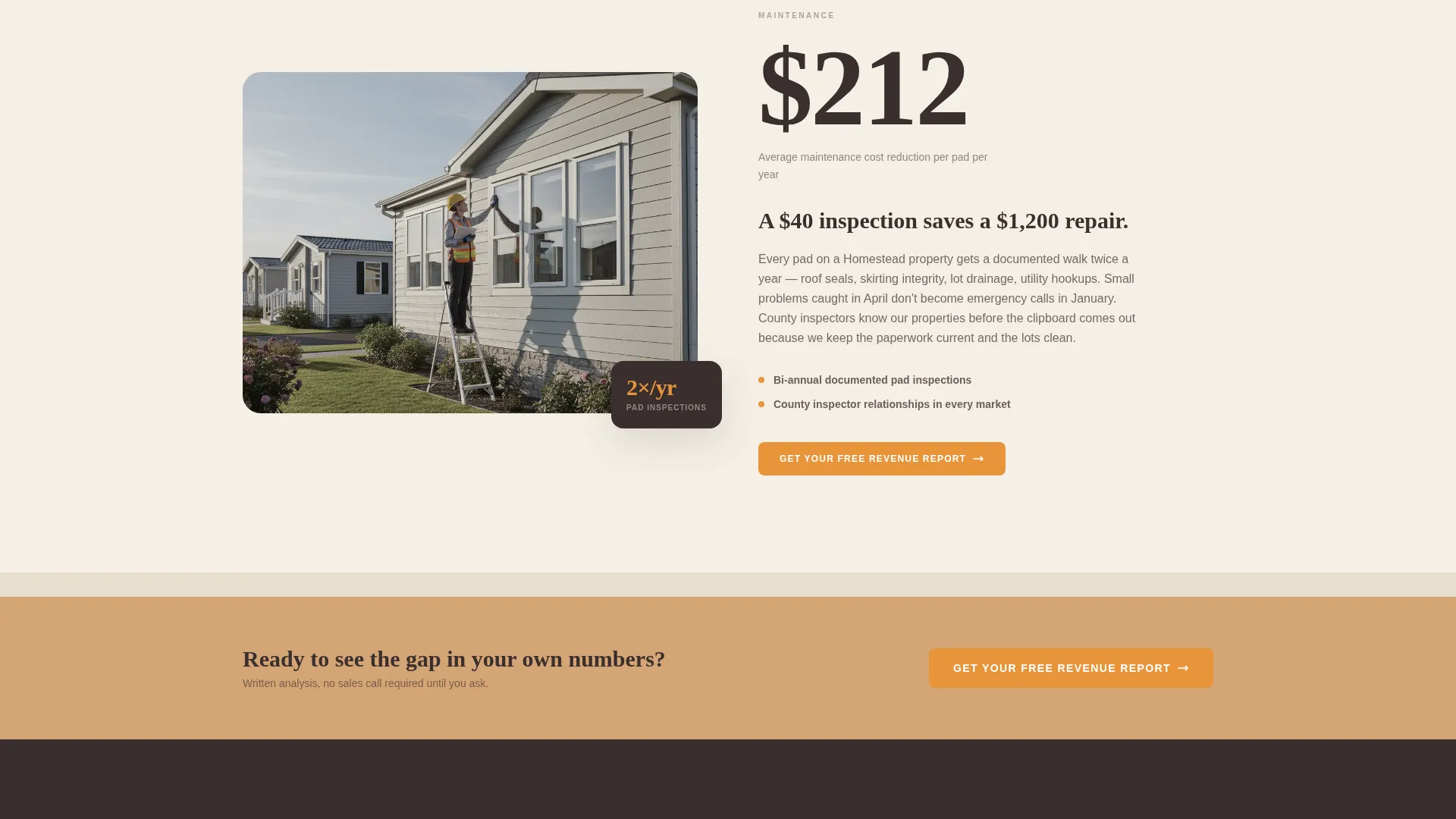 Reliable Manufactured Home Landing Page Template