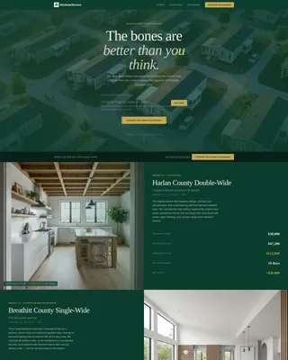 Precision Renovation Landing Page Template