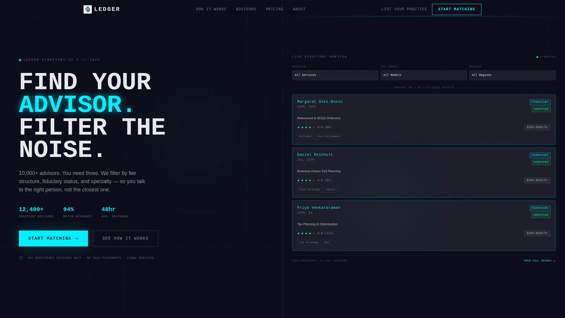 Smart Financial Advisor Landing Page Template