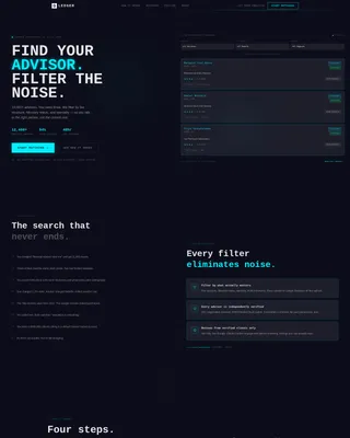 Smart Financial Advisor Landing Page Template