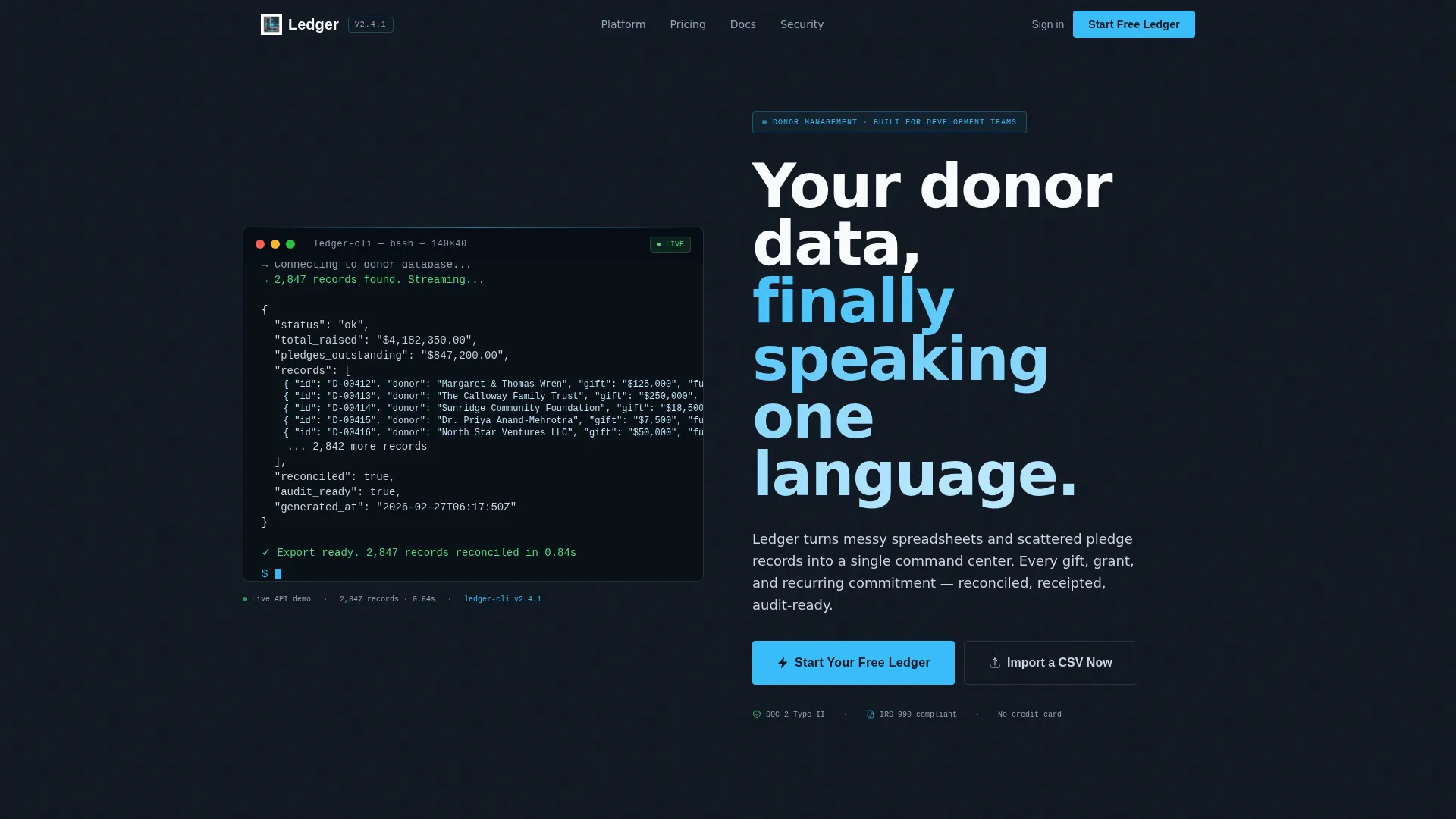 Financial Services Software Professional Website Template