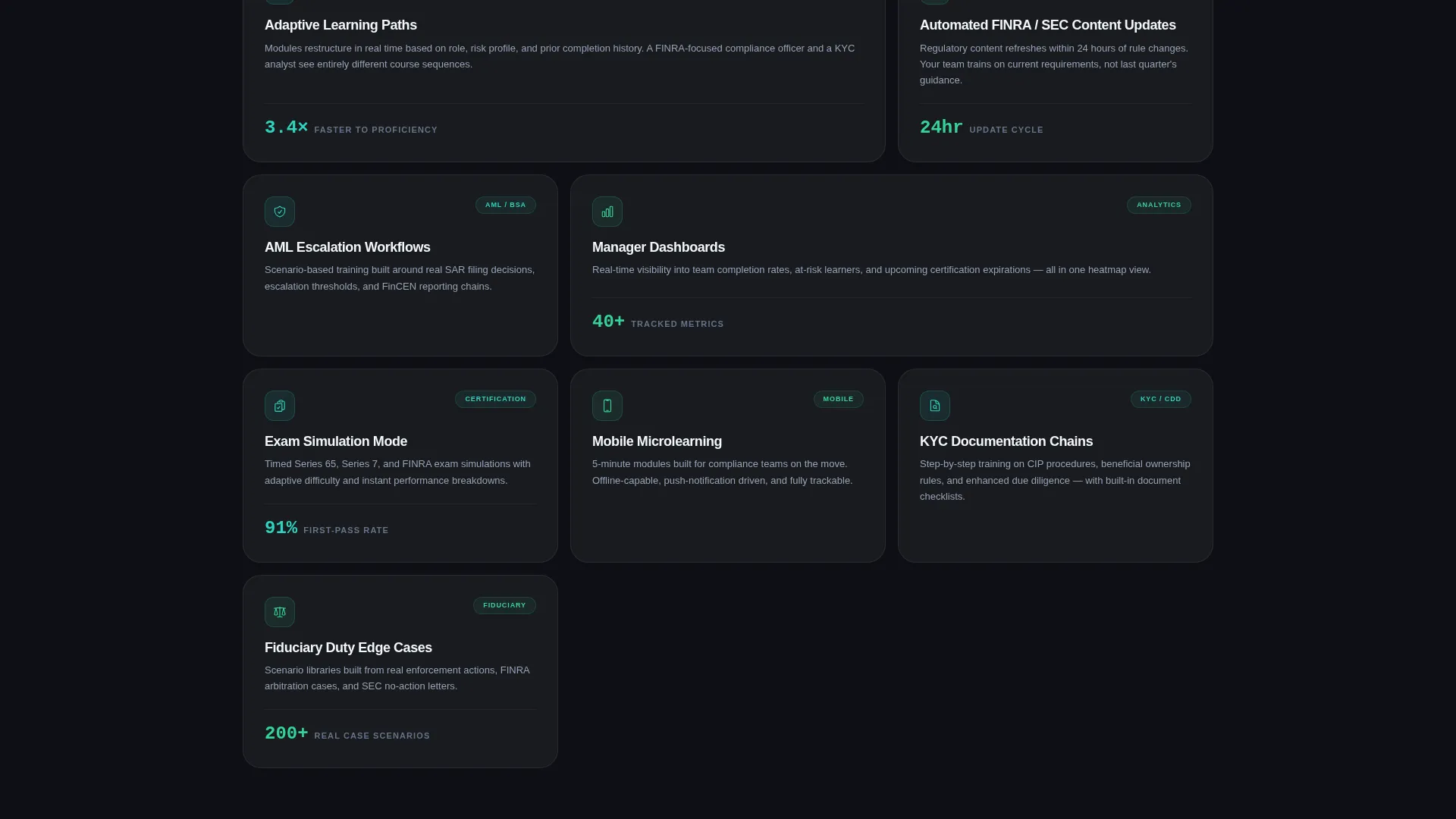 Smart Regulatory Compliance Landing Page Template