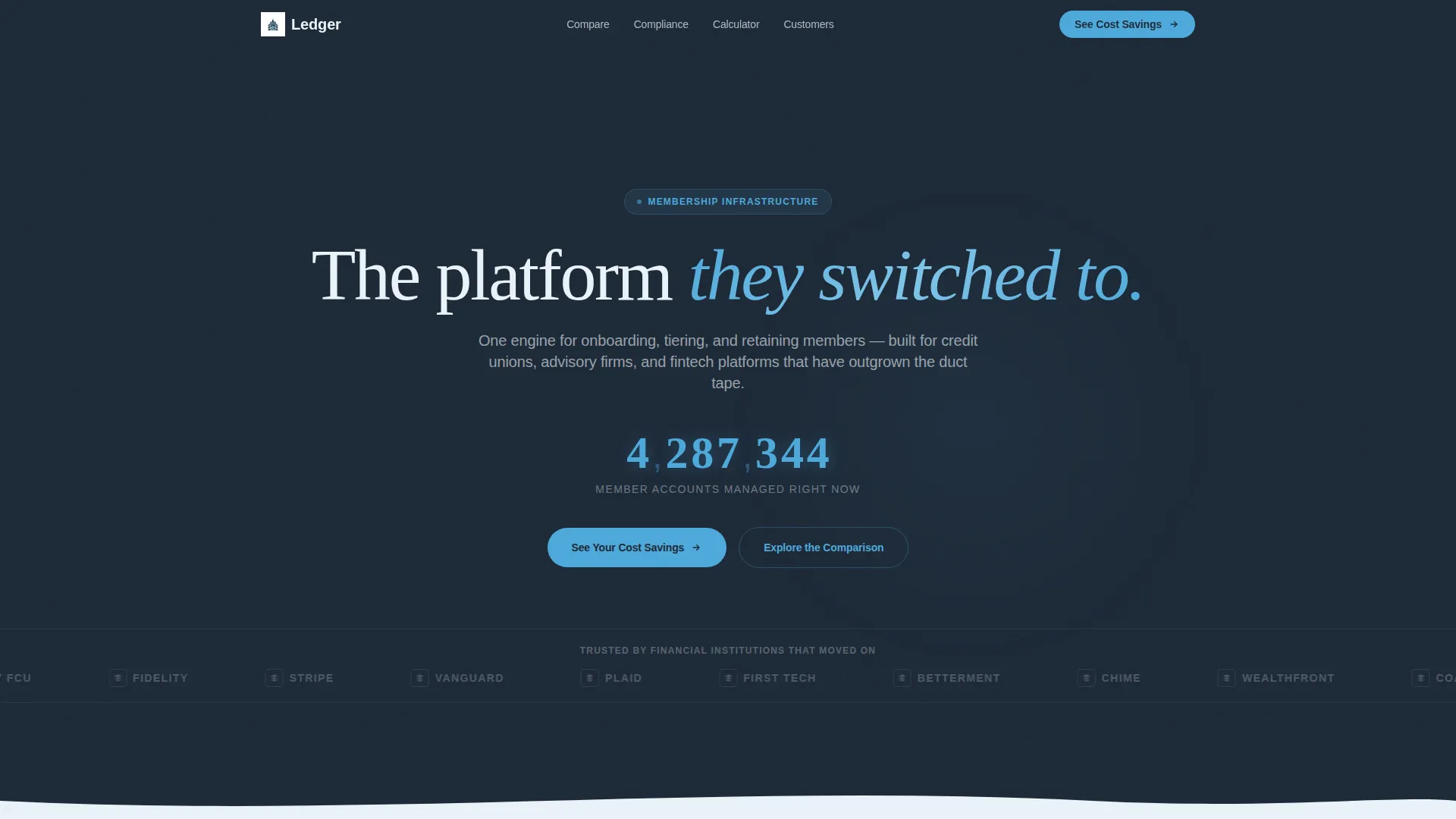 Membership Platform Landing Page Template