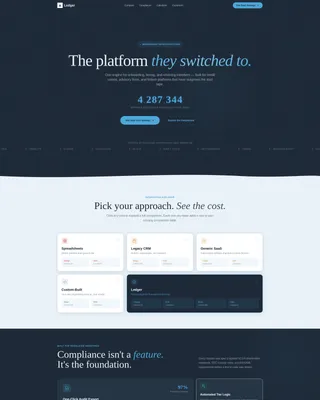 Membership Platform Landing Page Template