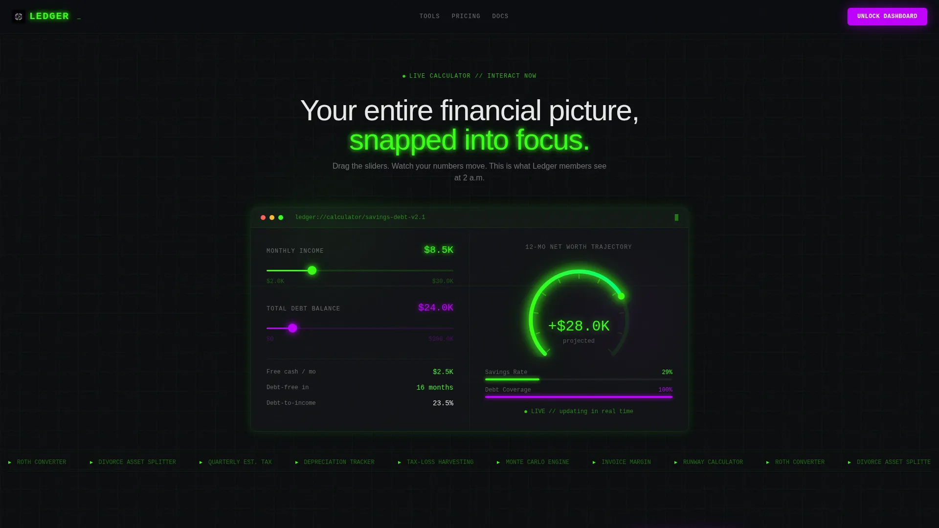 Smart Financial Services Landing Page Template