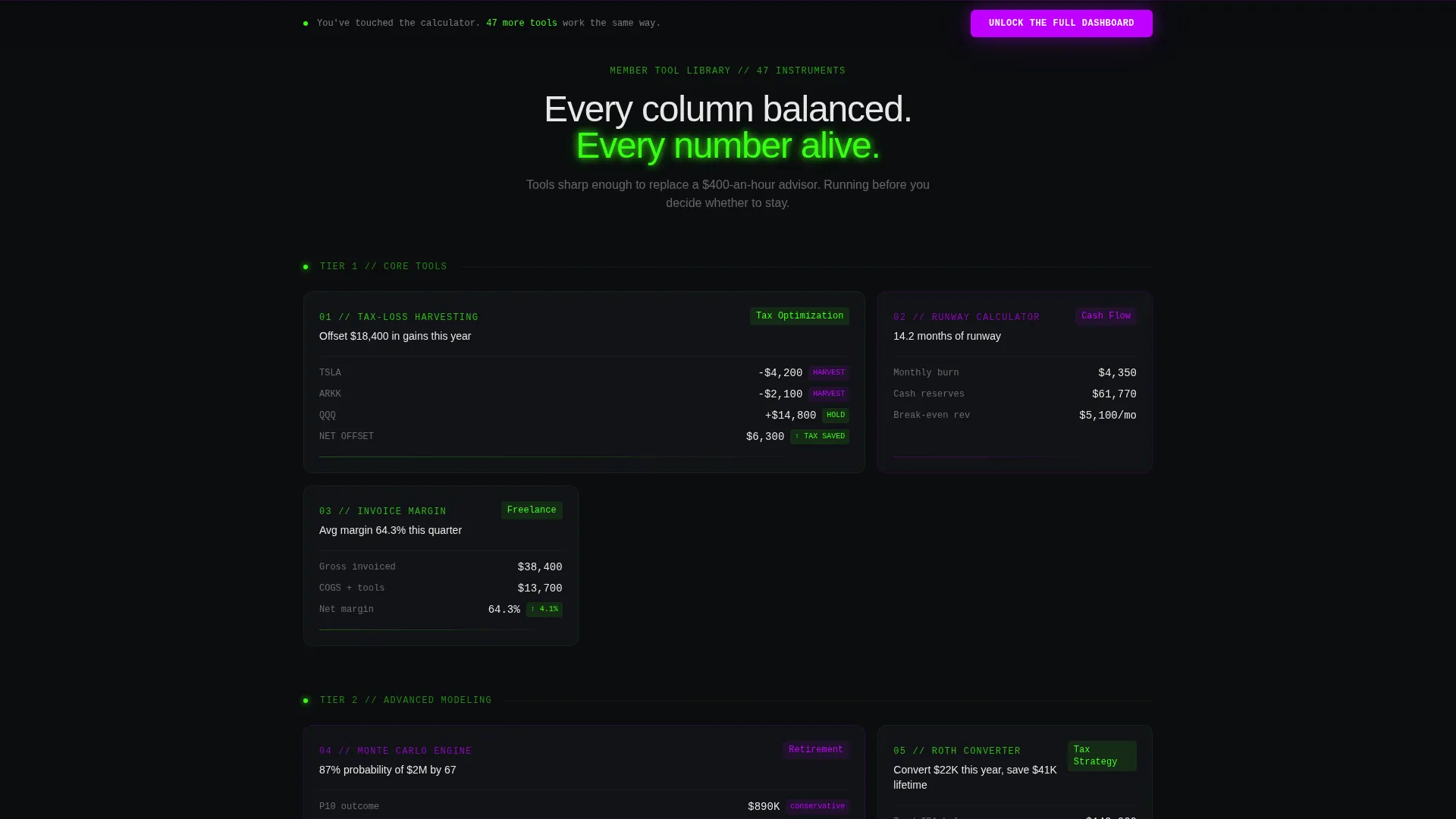 Smart Financial Services Landing Page Template