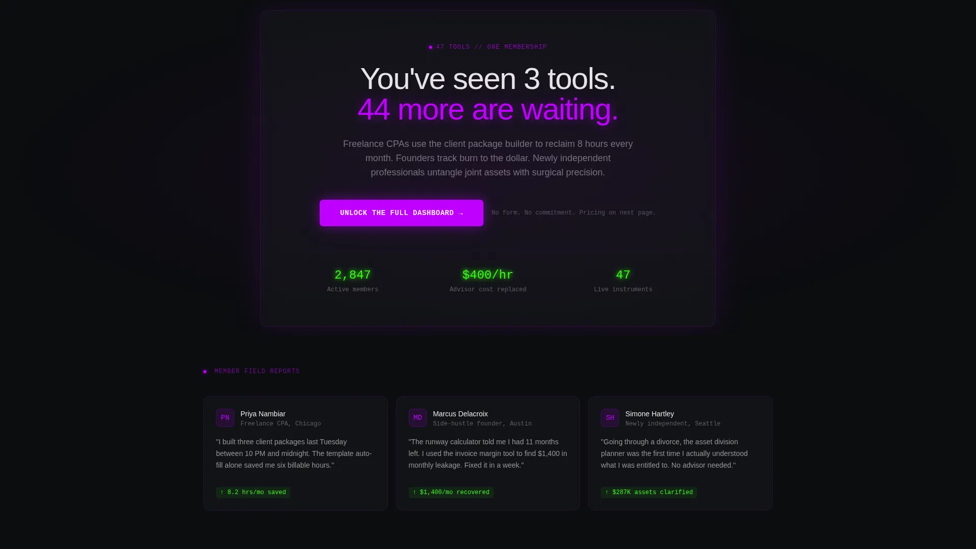 Smart Financial Services Landing Page Template