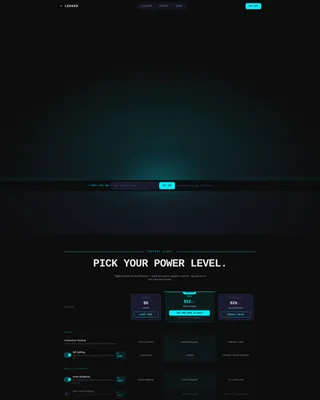Fintech Platform Landing Page Template