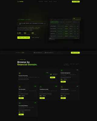 Fintech Platform Landing Page Template
