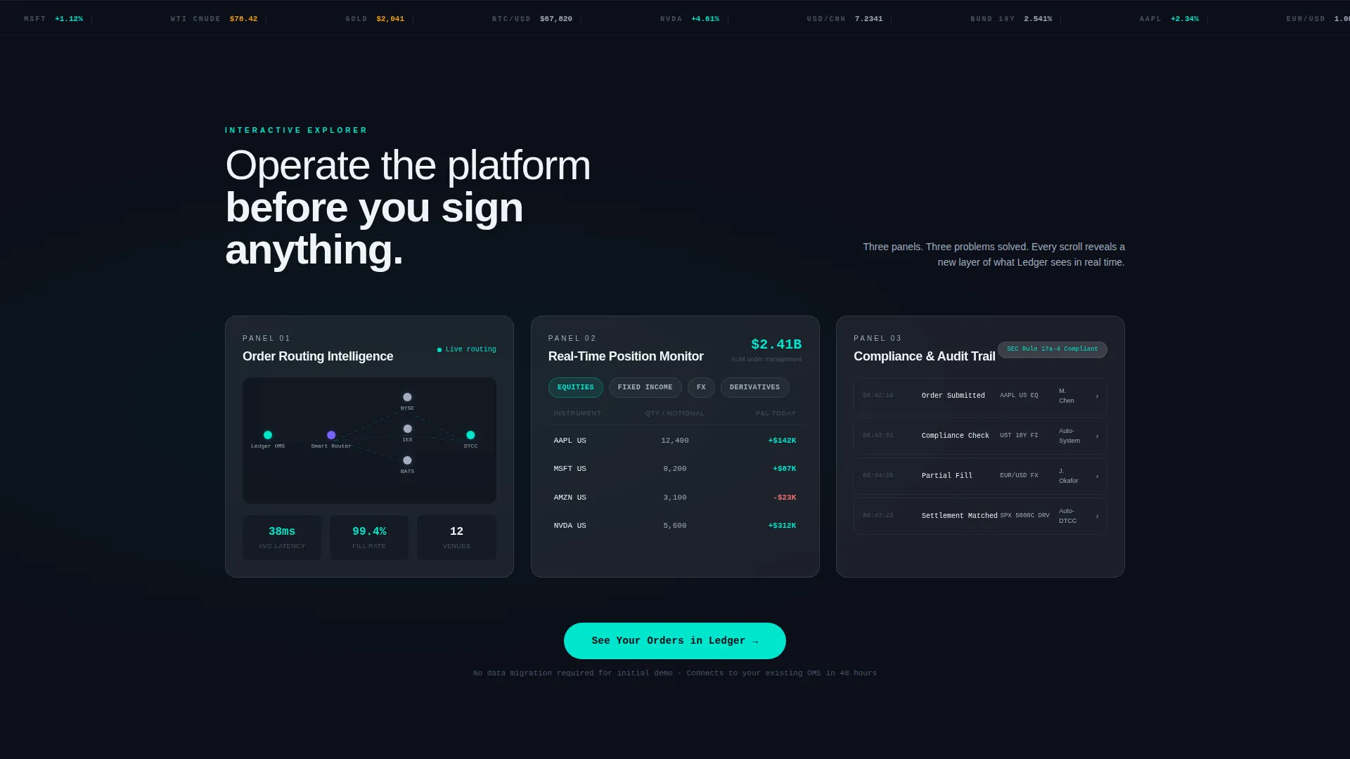 Financial Services Software Advanced Privacy Policy Website Template