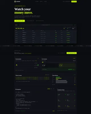 Payment Processing Landing Page Template