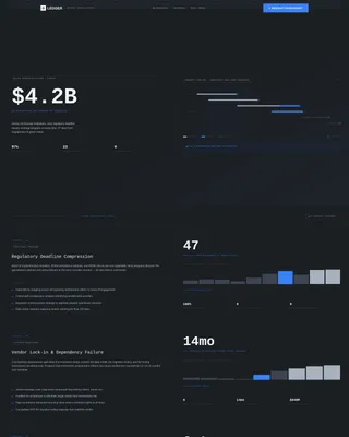 Financial Solutions Landing Page Template