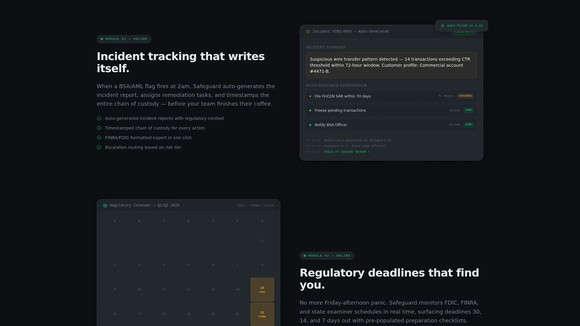 Compliance Solution Landing Page Template