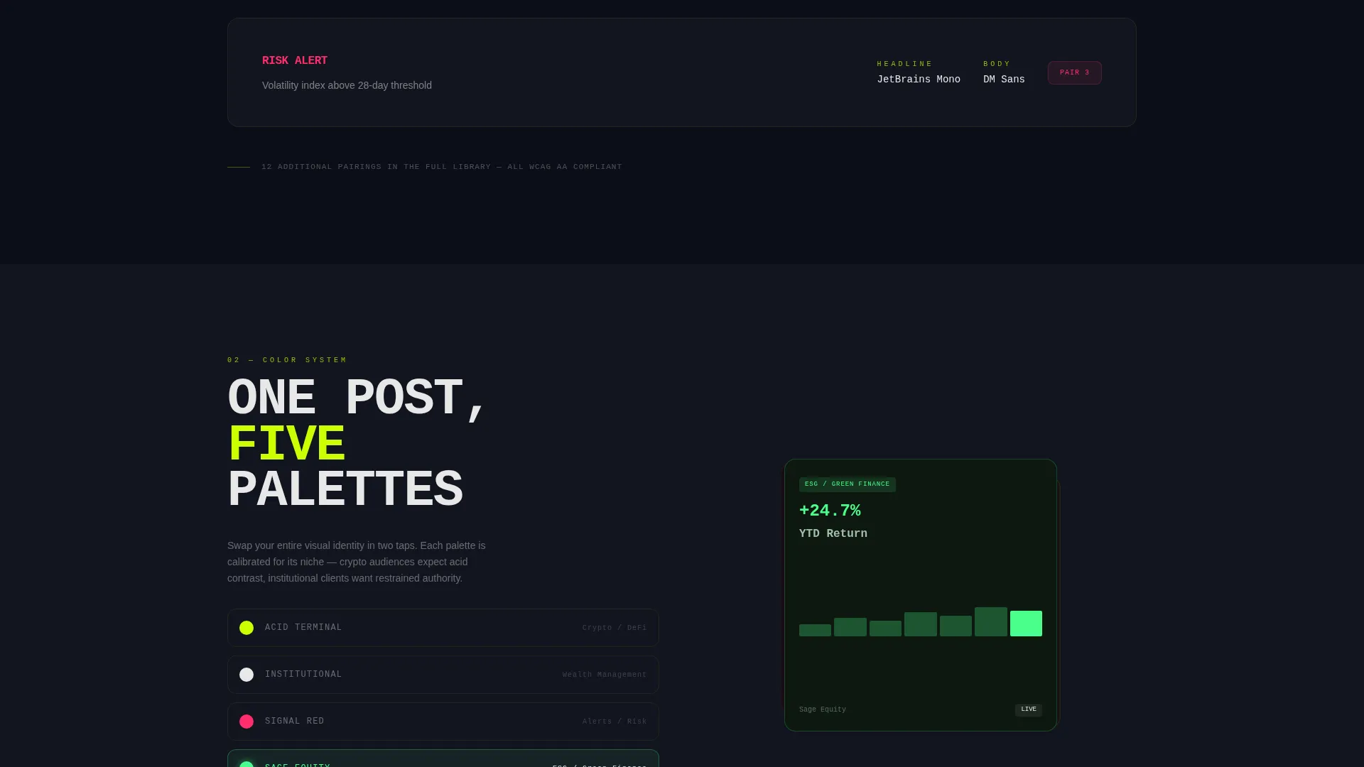 Fintech Social Media Landing Page Template