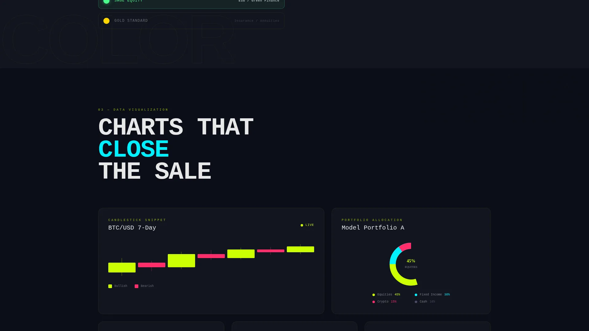 Fintech Social Media Landing Page Template