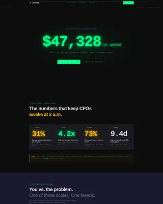 Subscription Management Landing Page Template