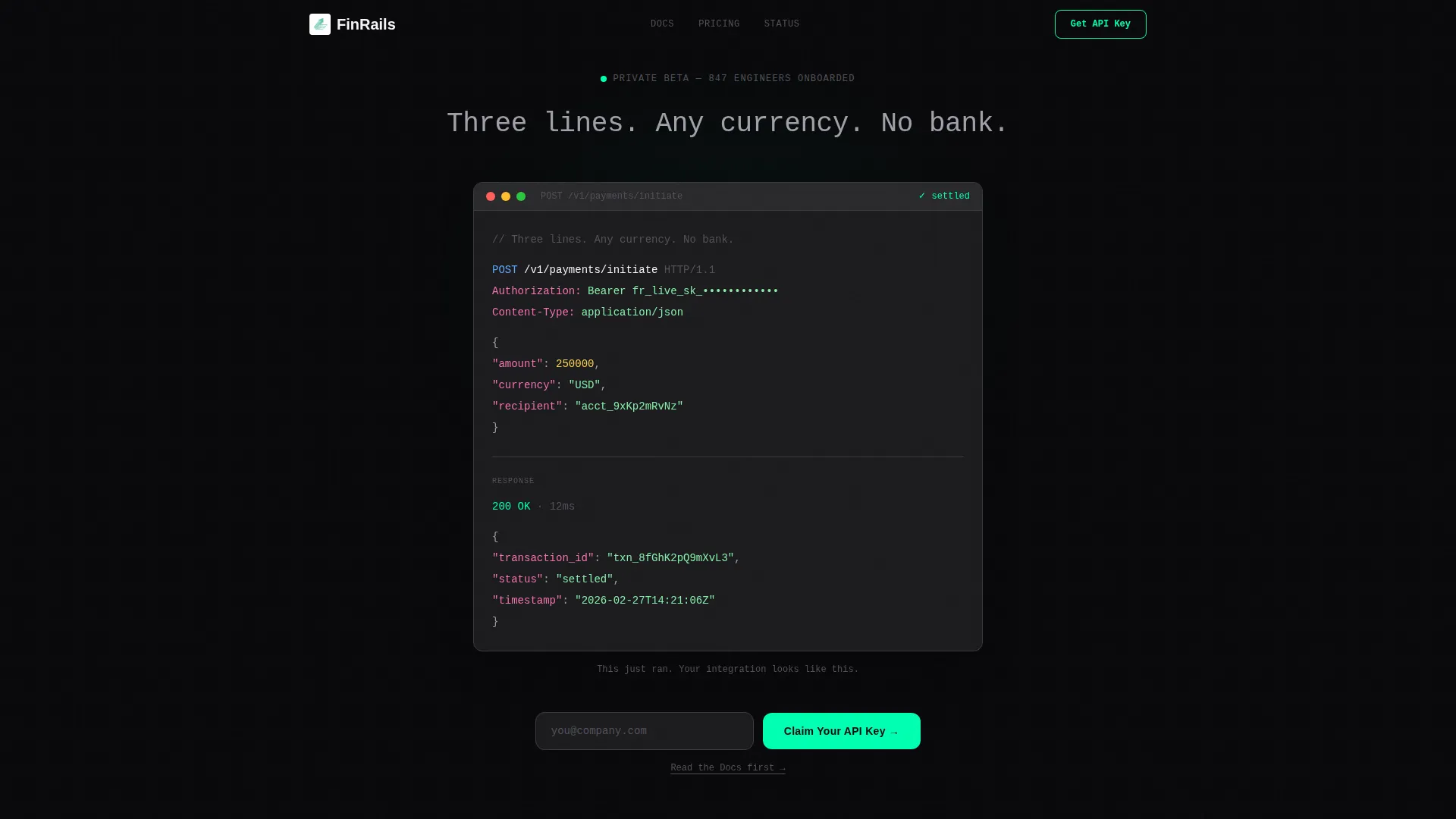 Fintech Coming Soon Landing Page Template