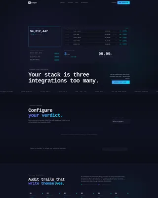 Fintech Platform Landing Page Template