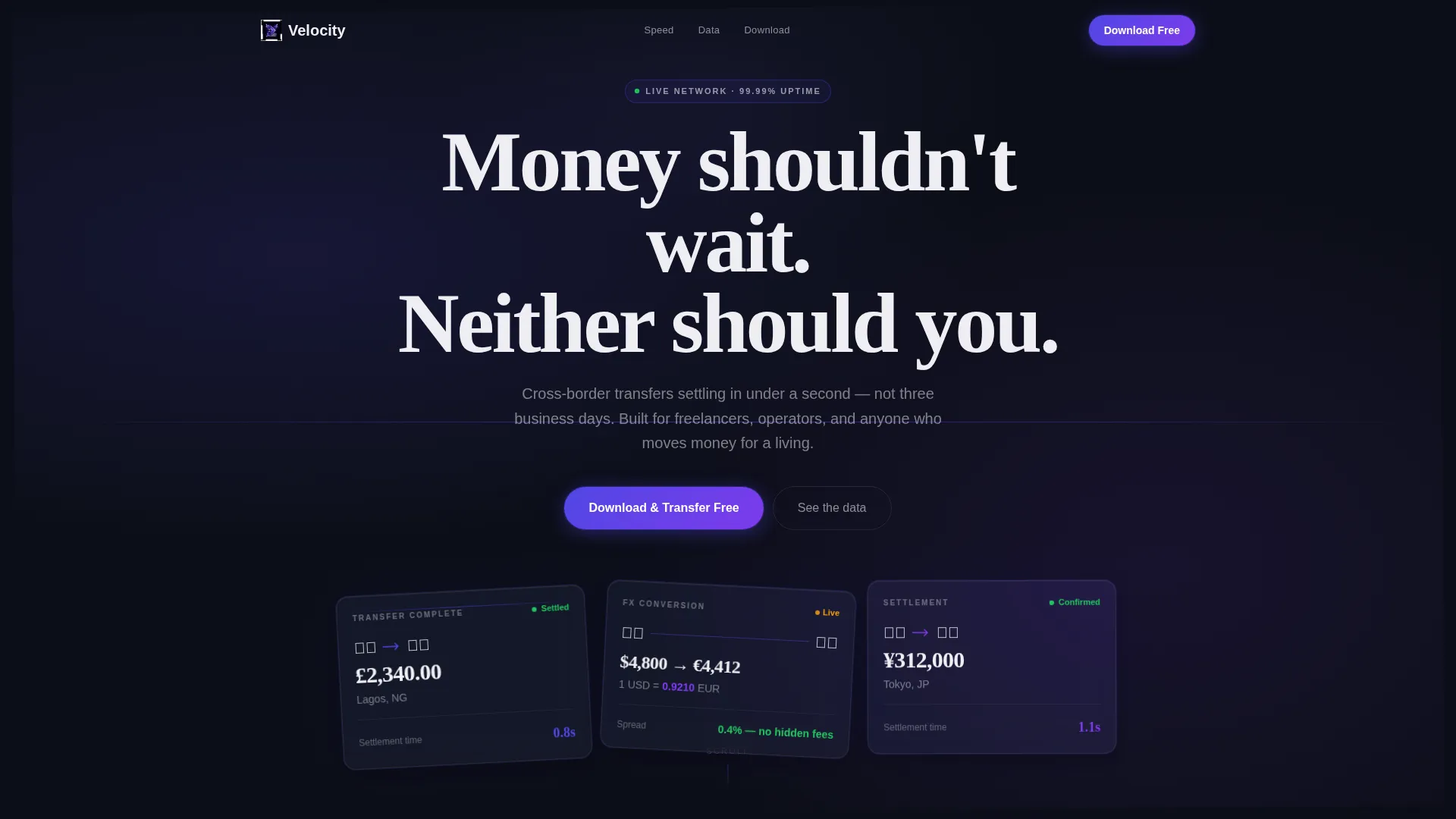 Fintech Landing Page Template for Growth Startups