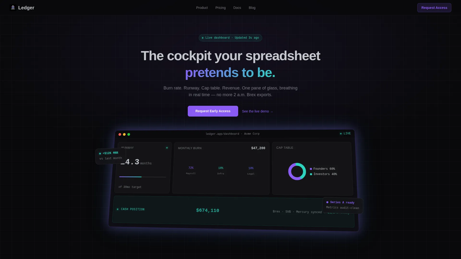 Fintech Startup Professional Website Template