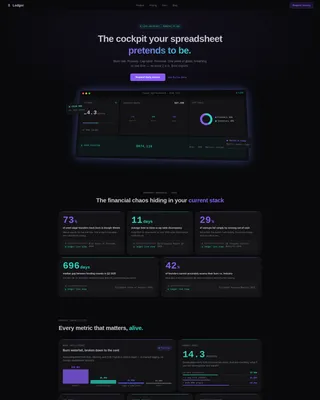 Fintech Startup Professional Website Template