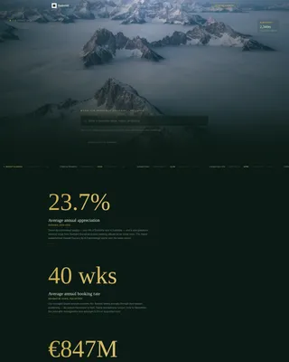 Mountain Property Investment Advisory Landing Page