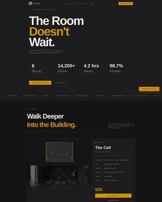 Professional Rehearsal Space Rental Landing Page