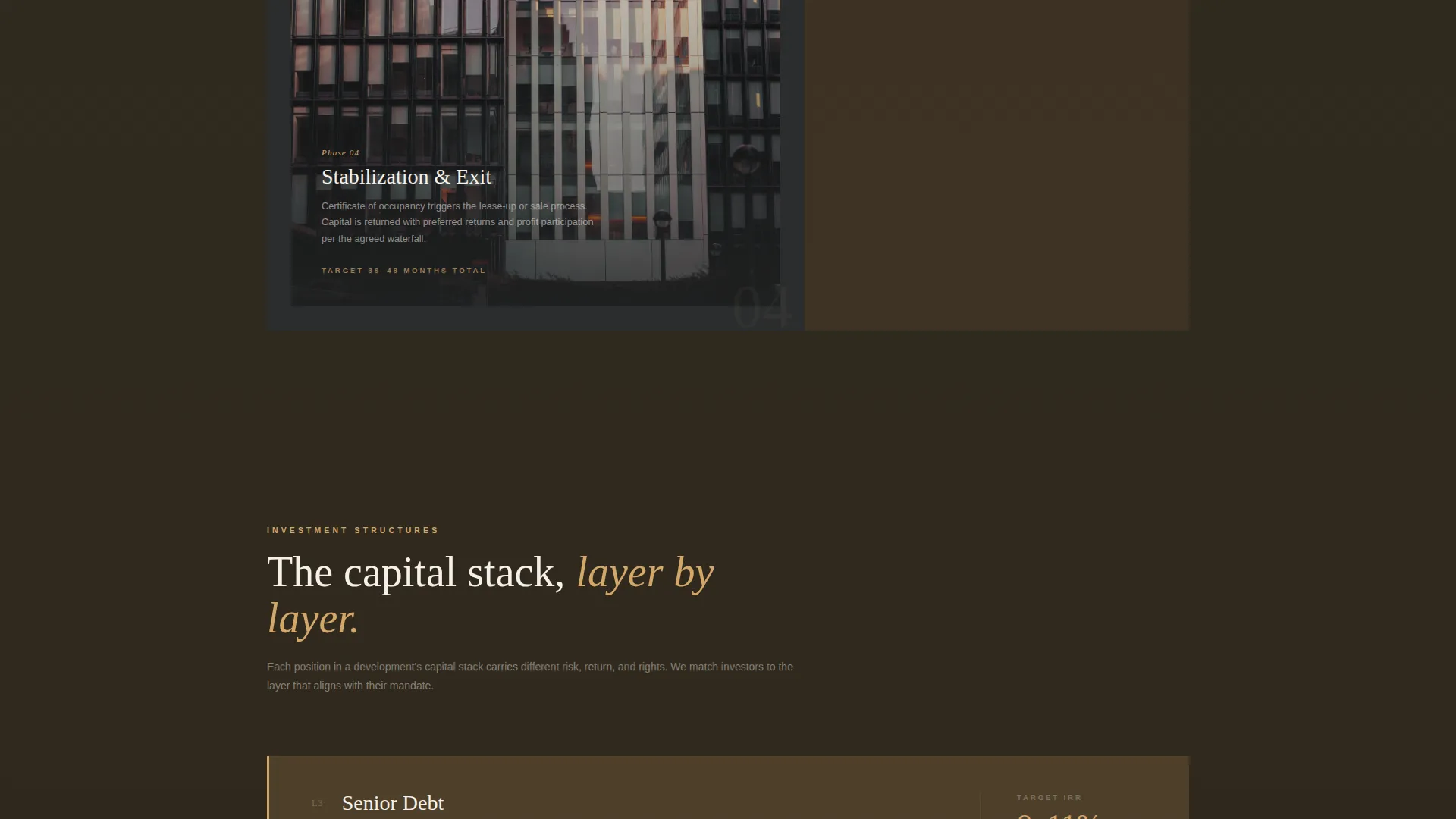 New Construction Investment Landing Page Template