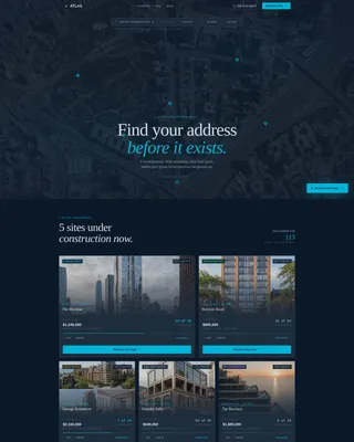 New Construction Property Landing Page Template