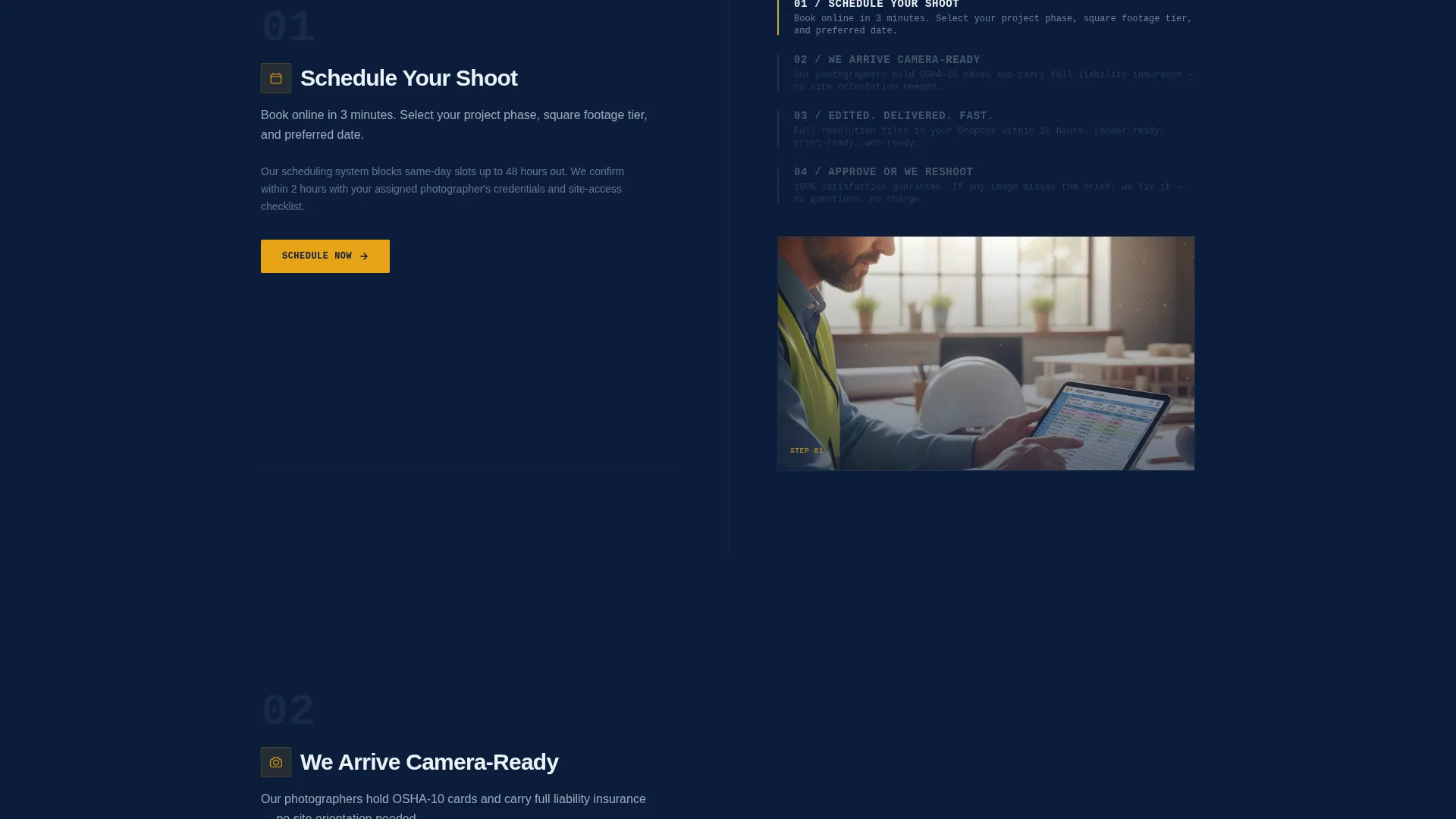 Trusted Construction Landing Page Template