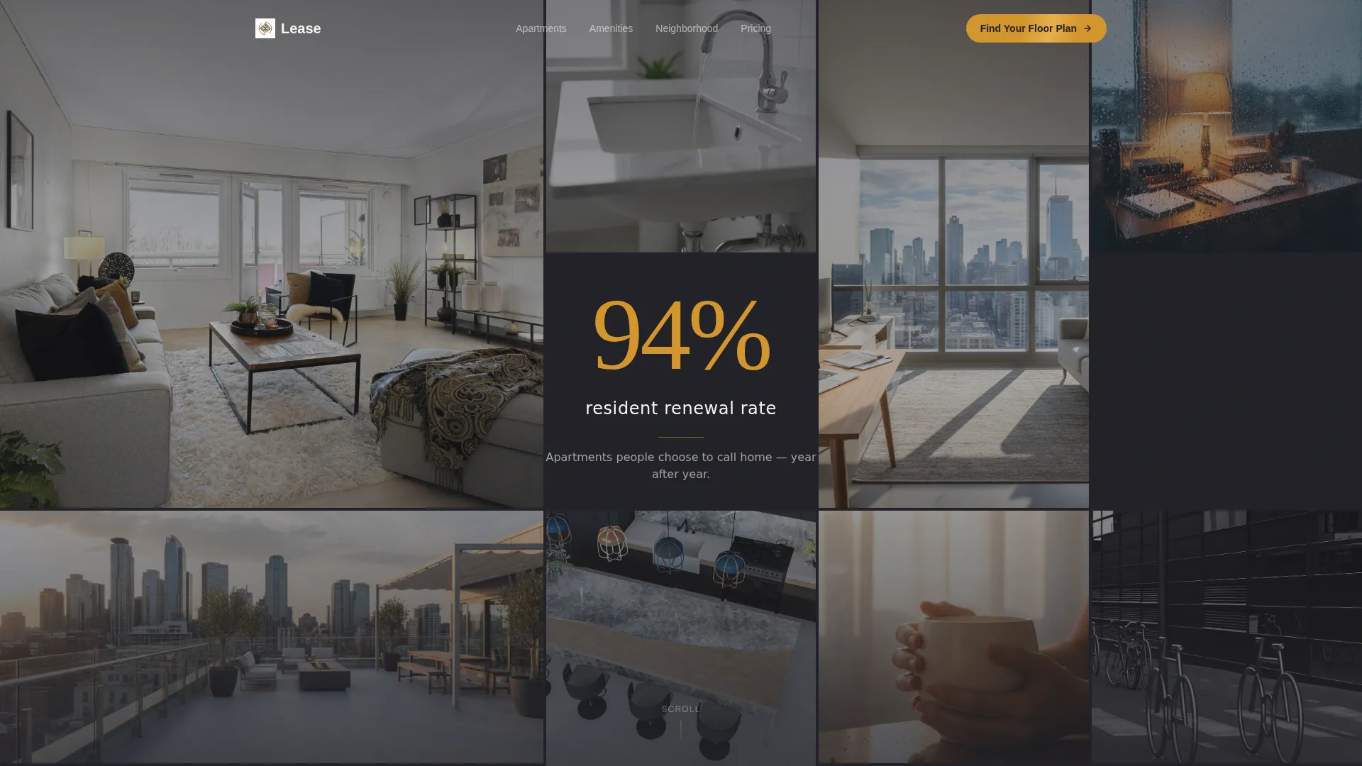 Premium Studenthousing Landing Page Template