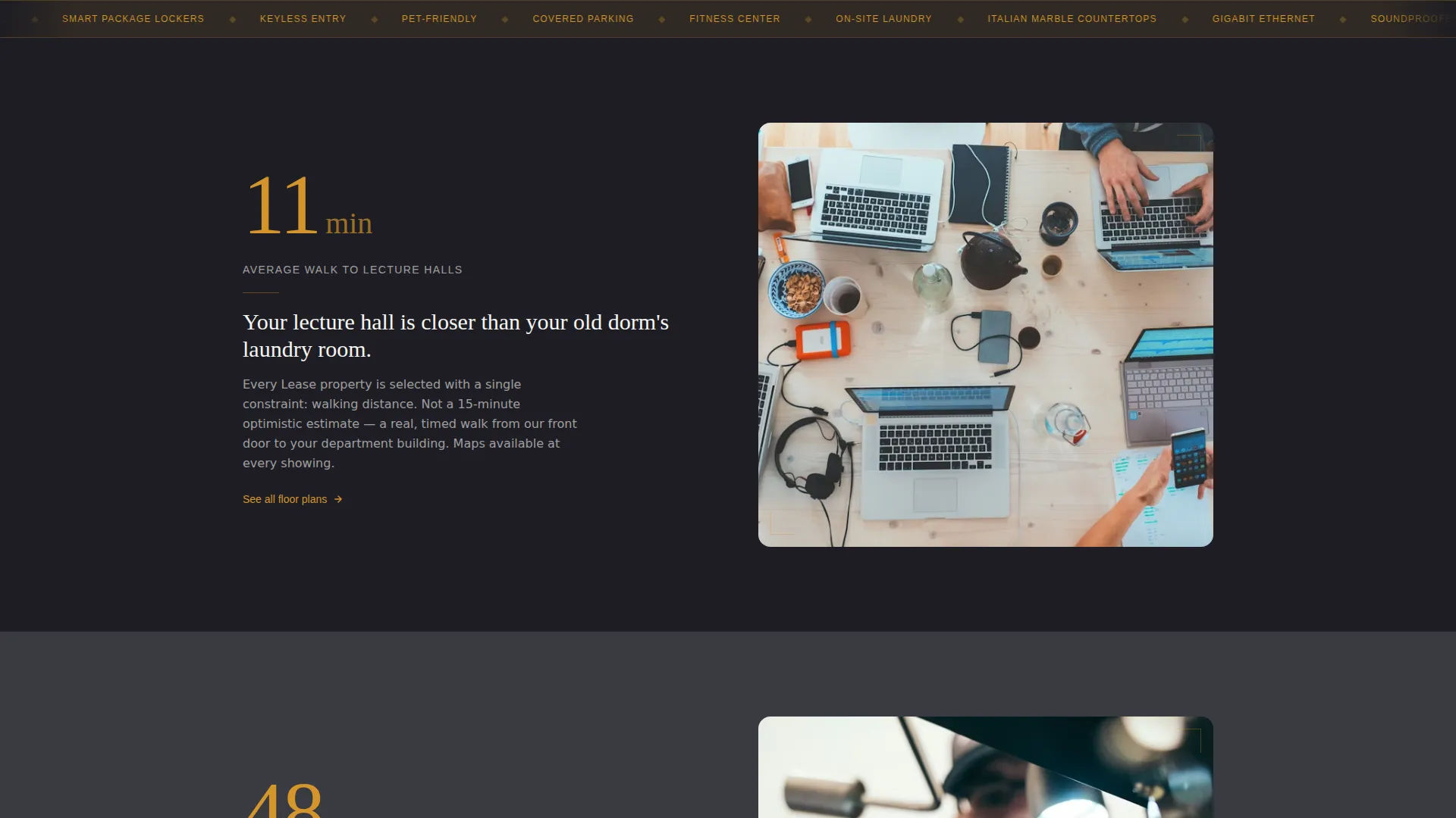 Premium Studenthousing Landing Page Template