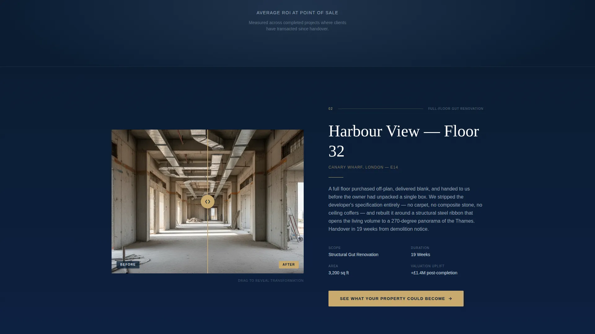 Luxury Renovation Landing Page Template