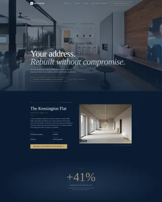 Luxury Renovation Landing Page Template