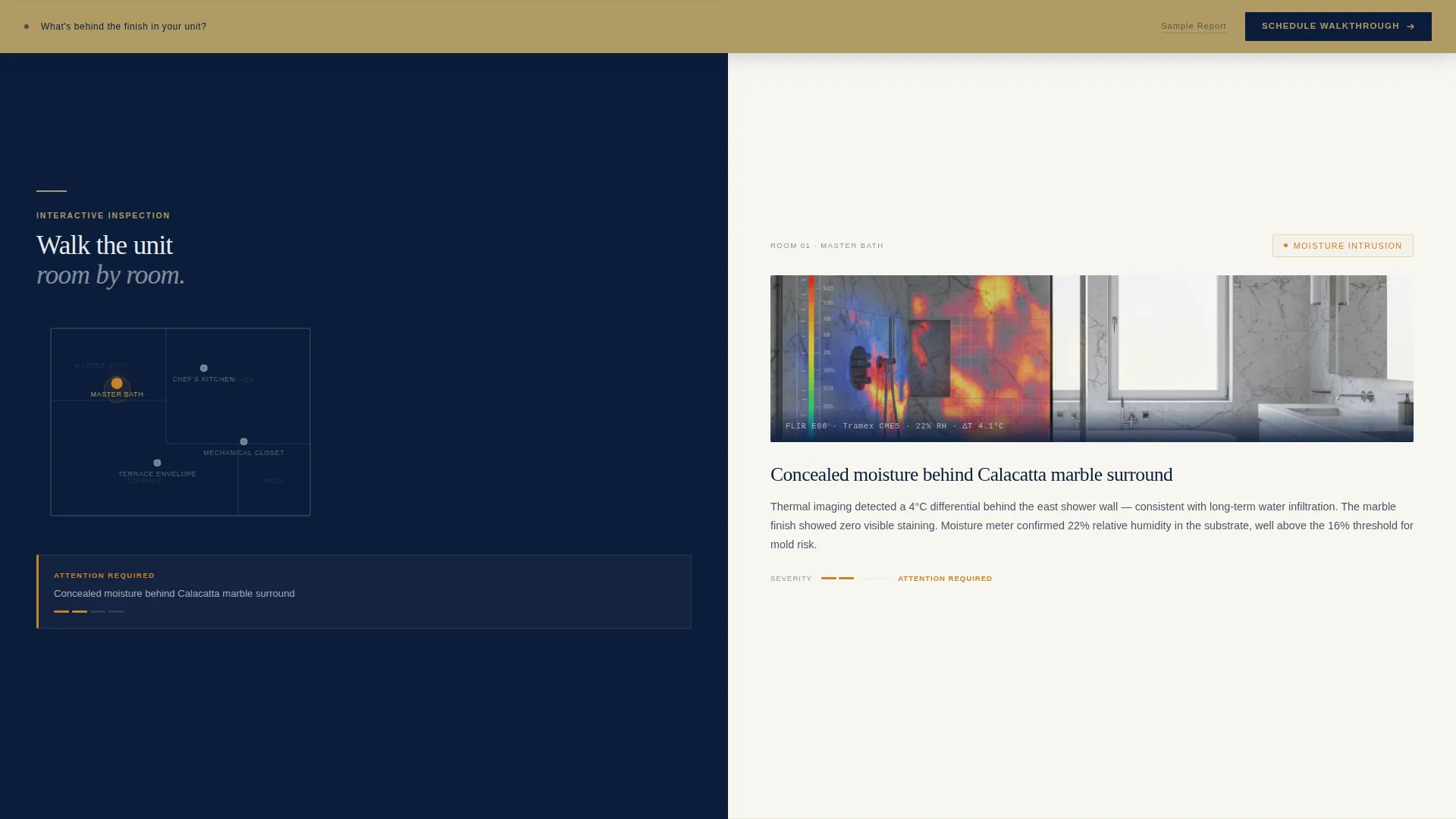 Penthouse Inspection Service Landing Page Template