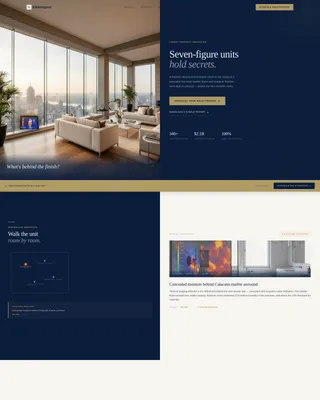 Penthouse Inspection Service Landing Page Template