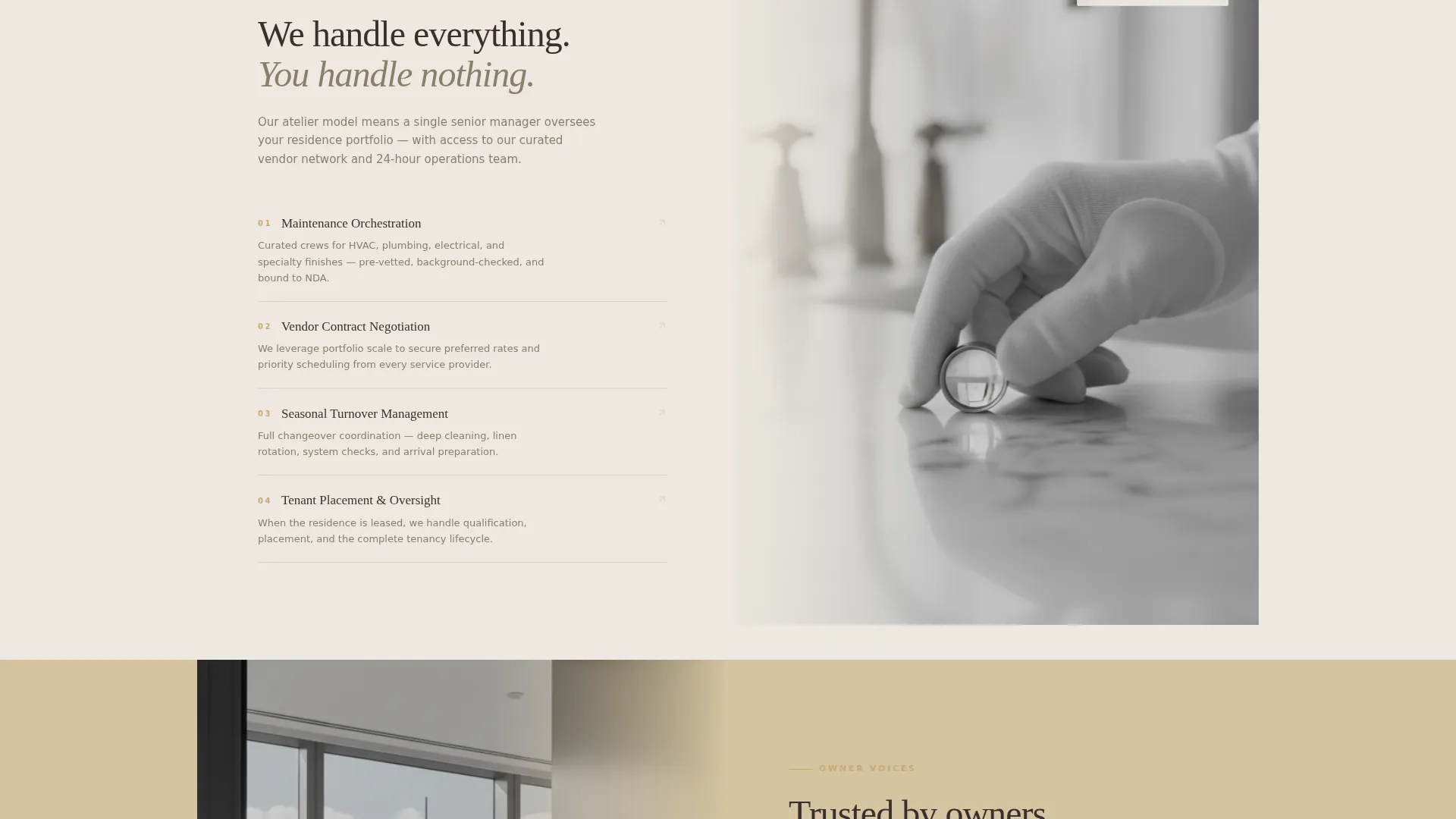 Elite Property Management Landing Page Template