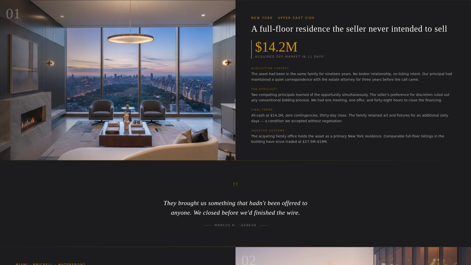 Exclusive Investment Landing Page Template