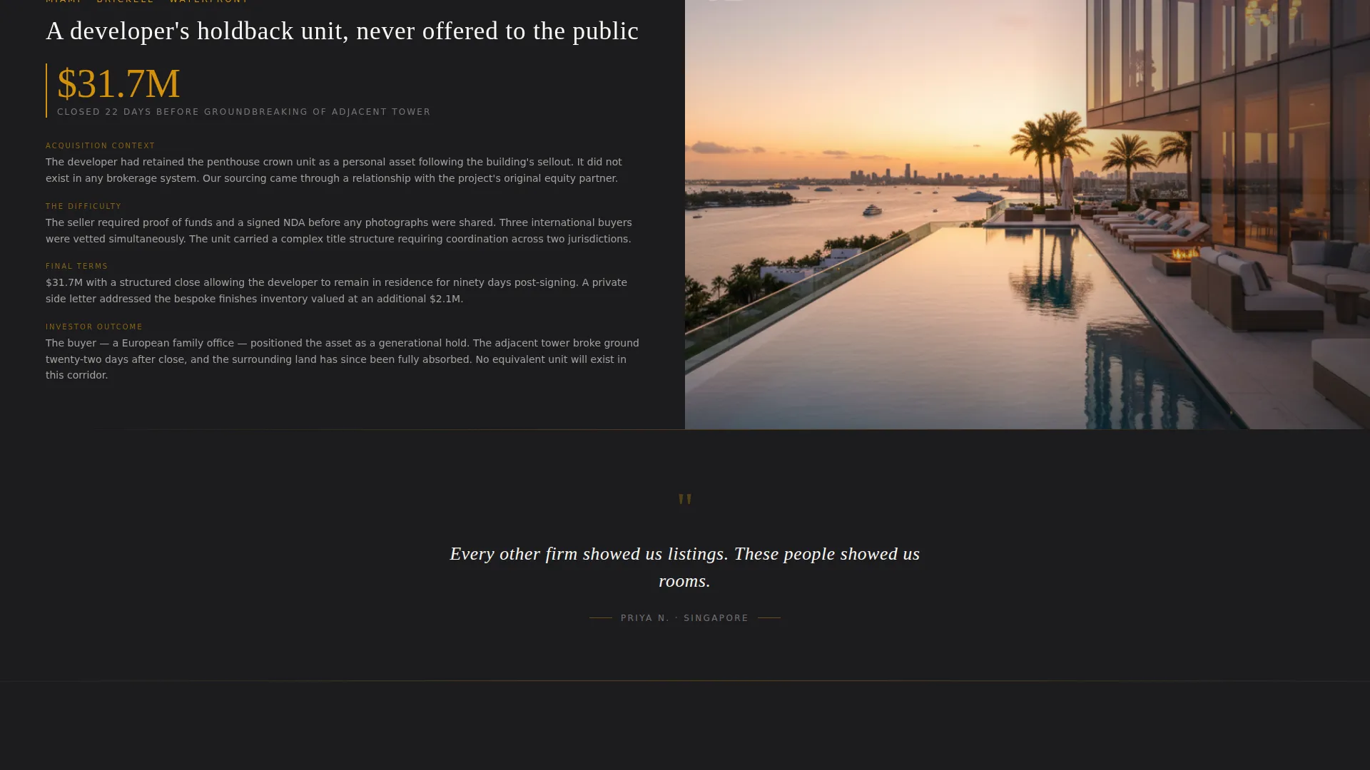 Exclusive Investment Landing Page Template