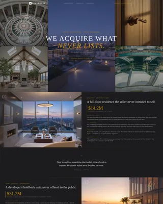 Exclusive Investment Landing Page Template