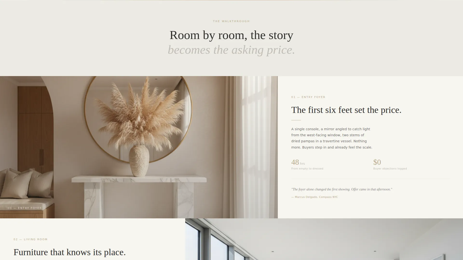 Luxury Staging Landing Page Template