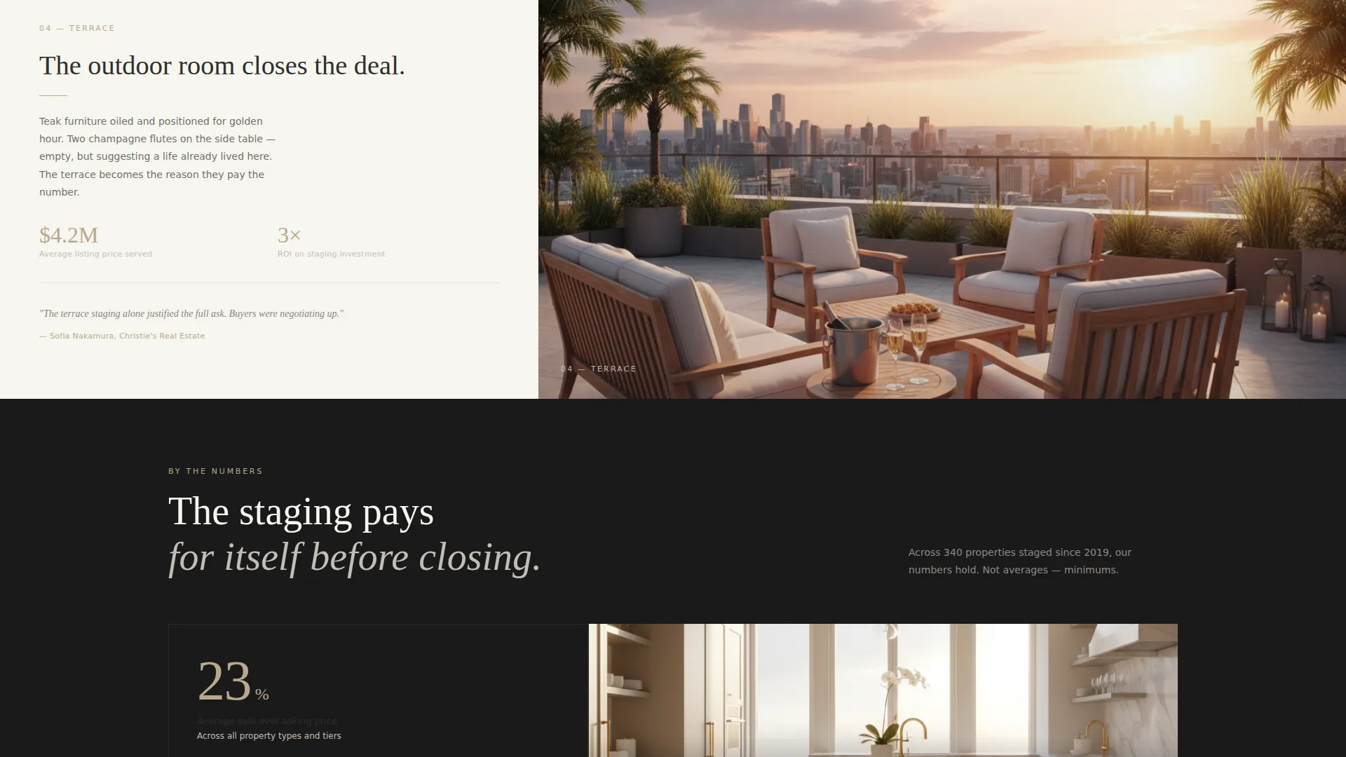 Luxury Staging Landing Page Template