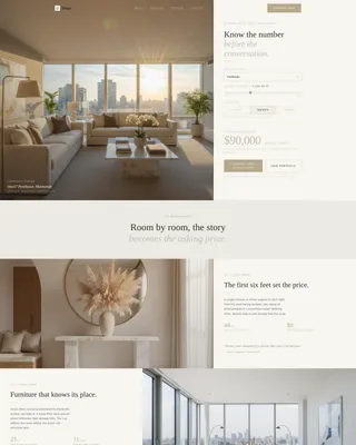 Luxury Staging Landing Page Template